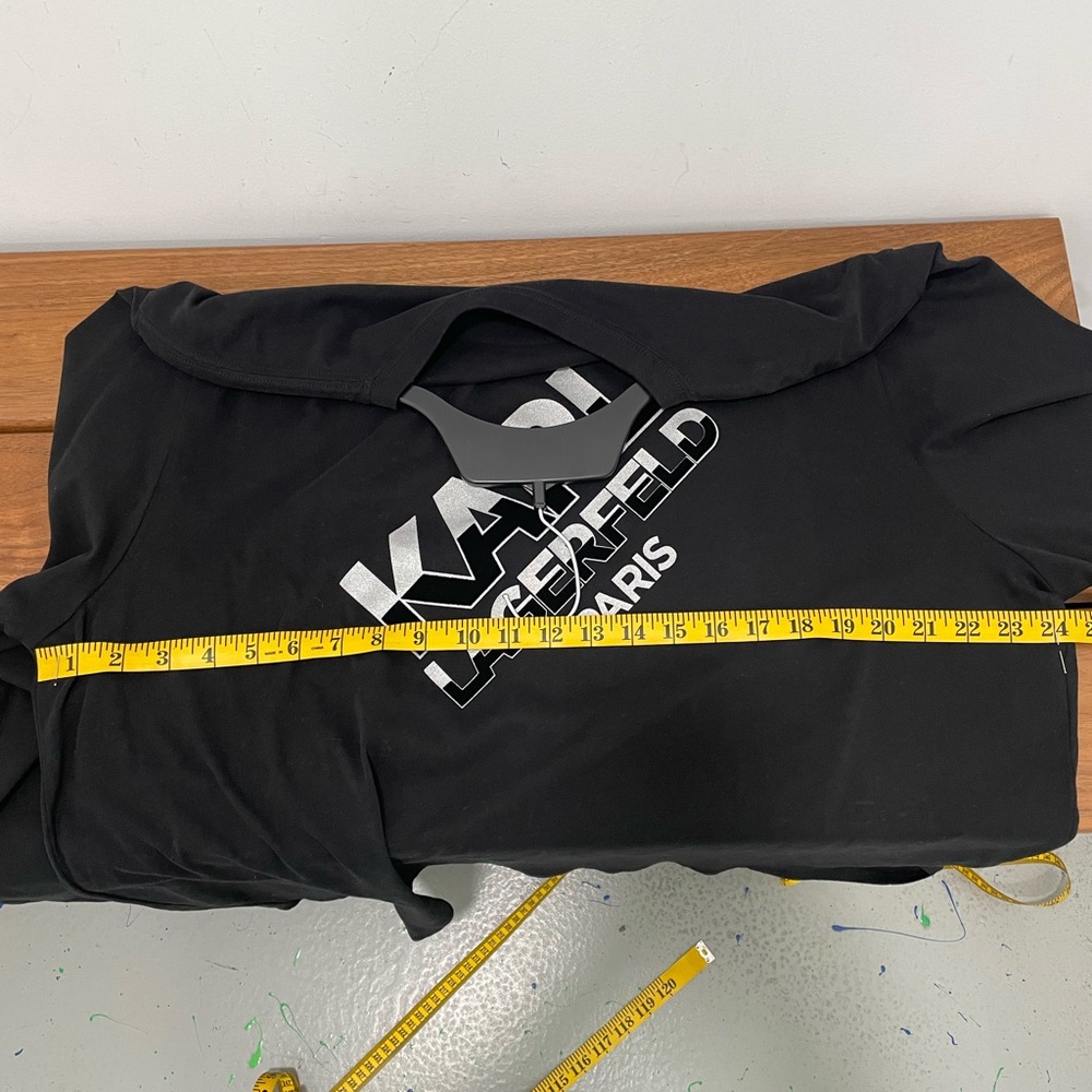 Karl Lagerfeld Black Long Sleeve Shirt - Picture 11 of 11